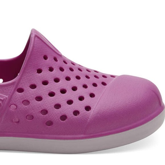NEW TOMS Kid Infant Baby Romper Rose Slip On Perforated Water Friendly Shoe - Picture 4 of 5